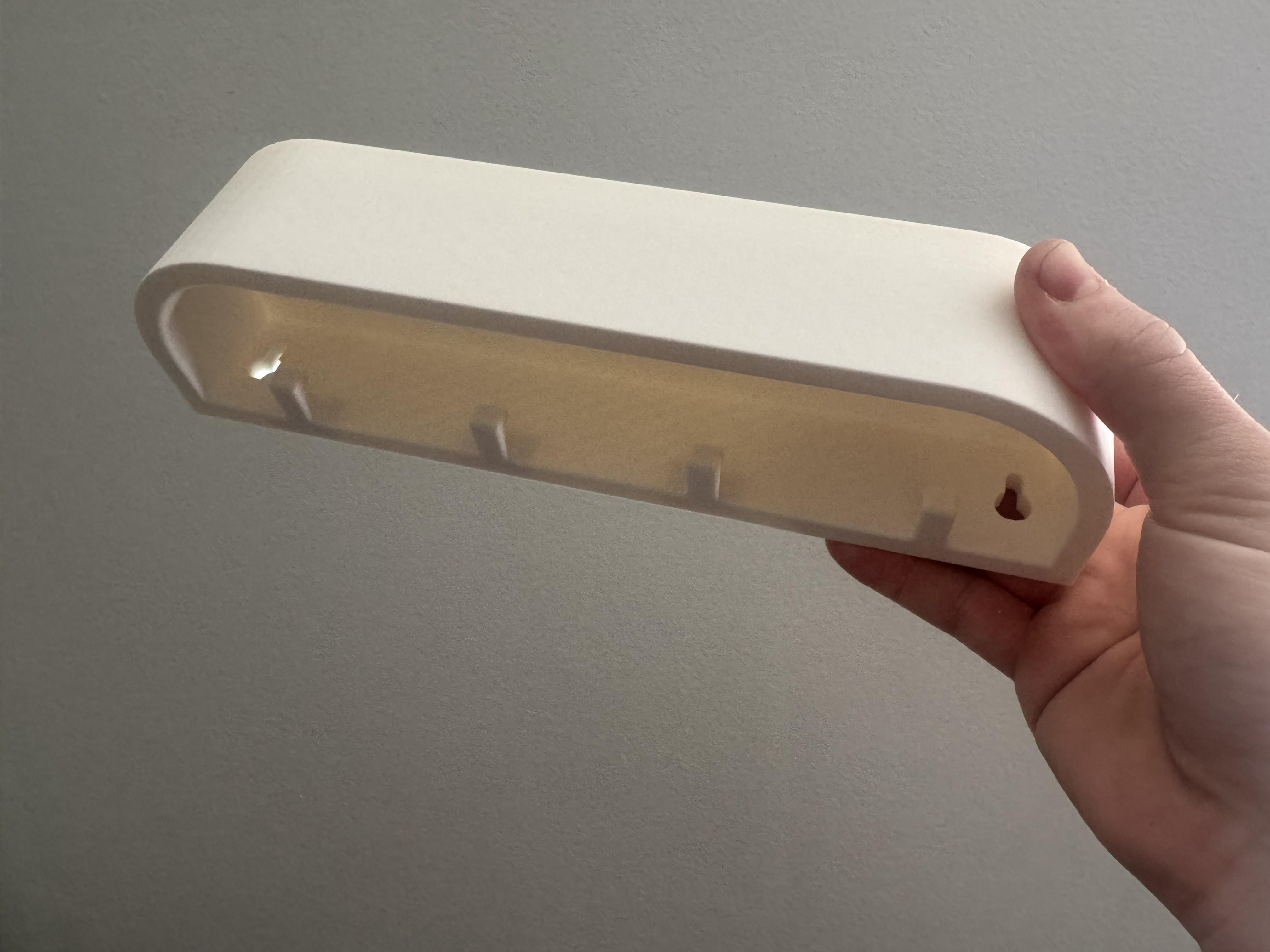 4 Key hook Hidden in Shelf