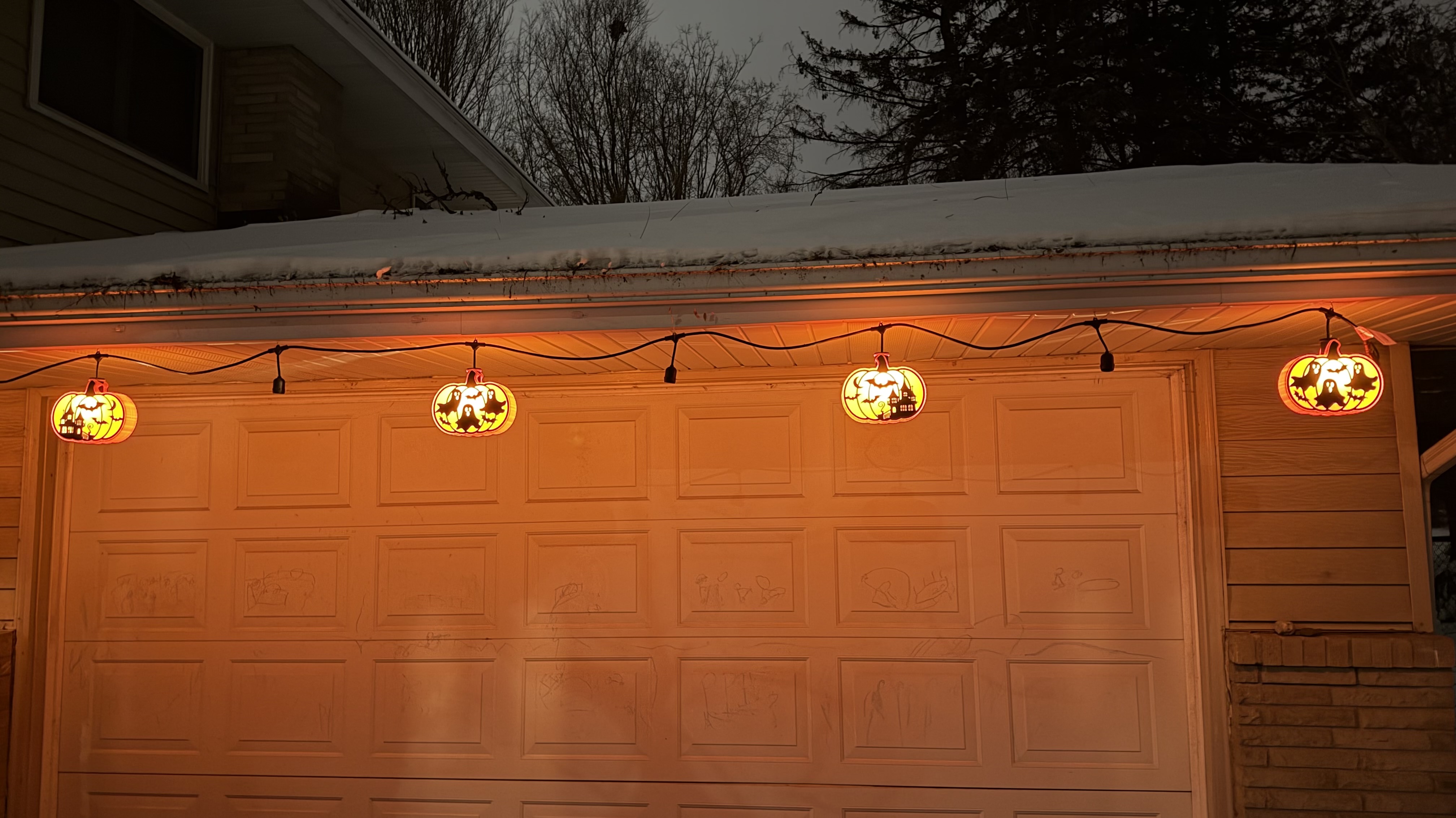 String Light Decorative Cover - Halloween Pumpkin