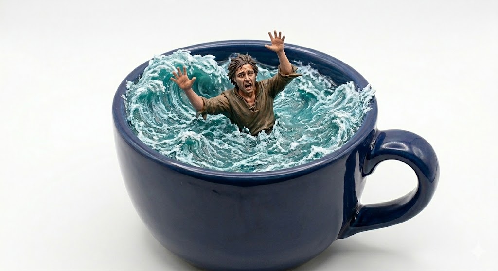 "Tempest in a Teacup"...