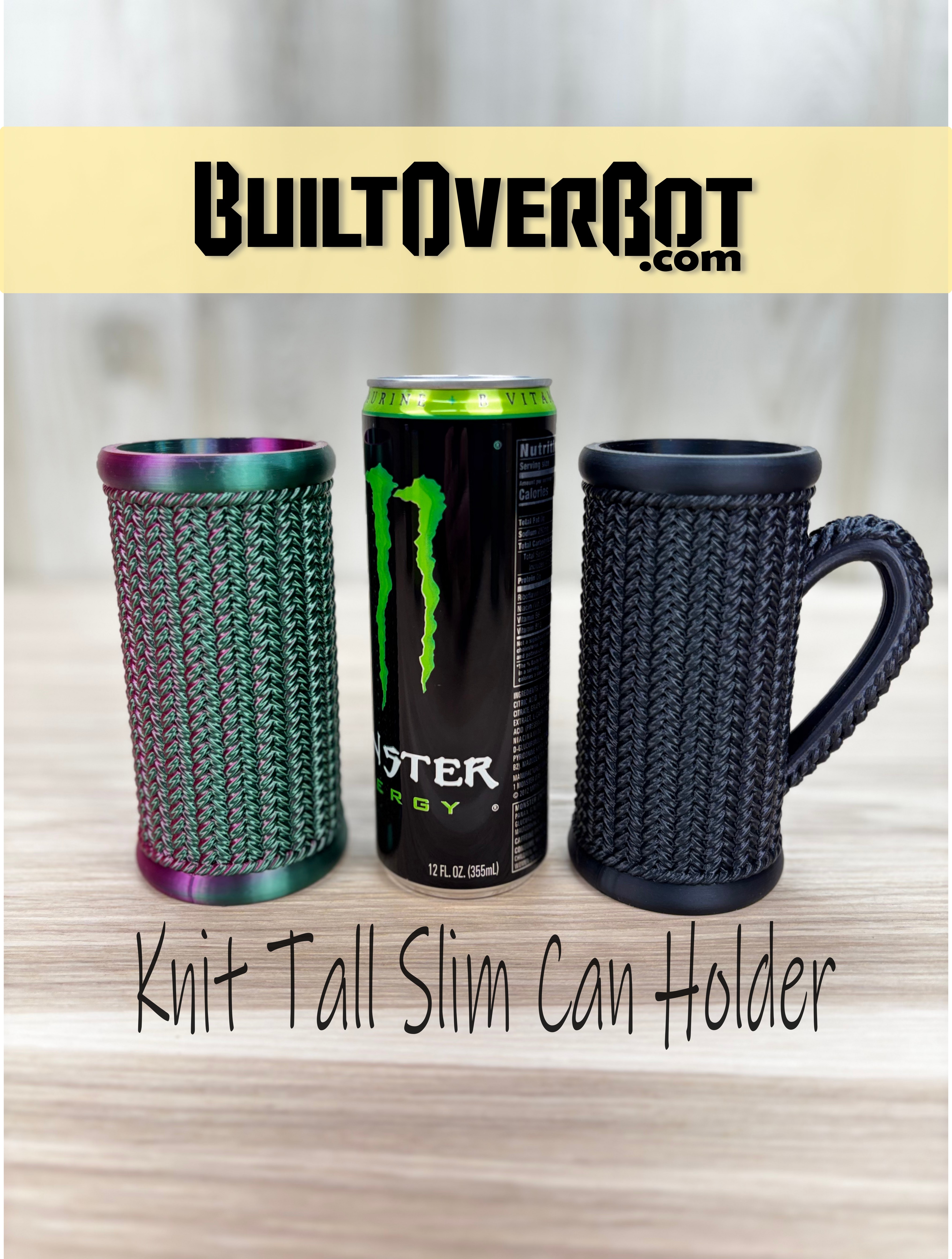 Knit Drink Holder - Tall Slim