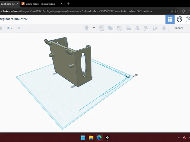 JBL go 2 peg board mount