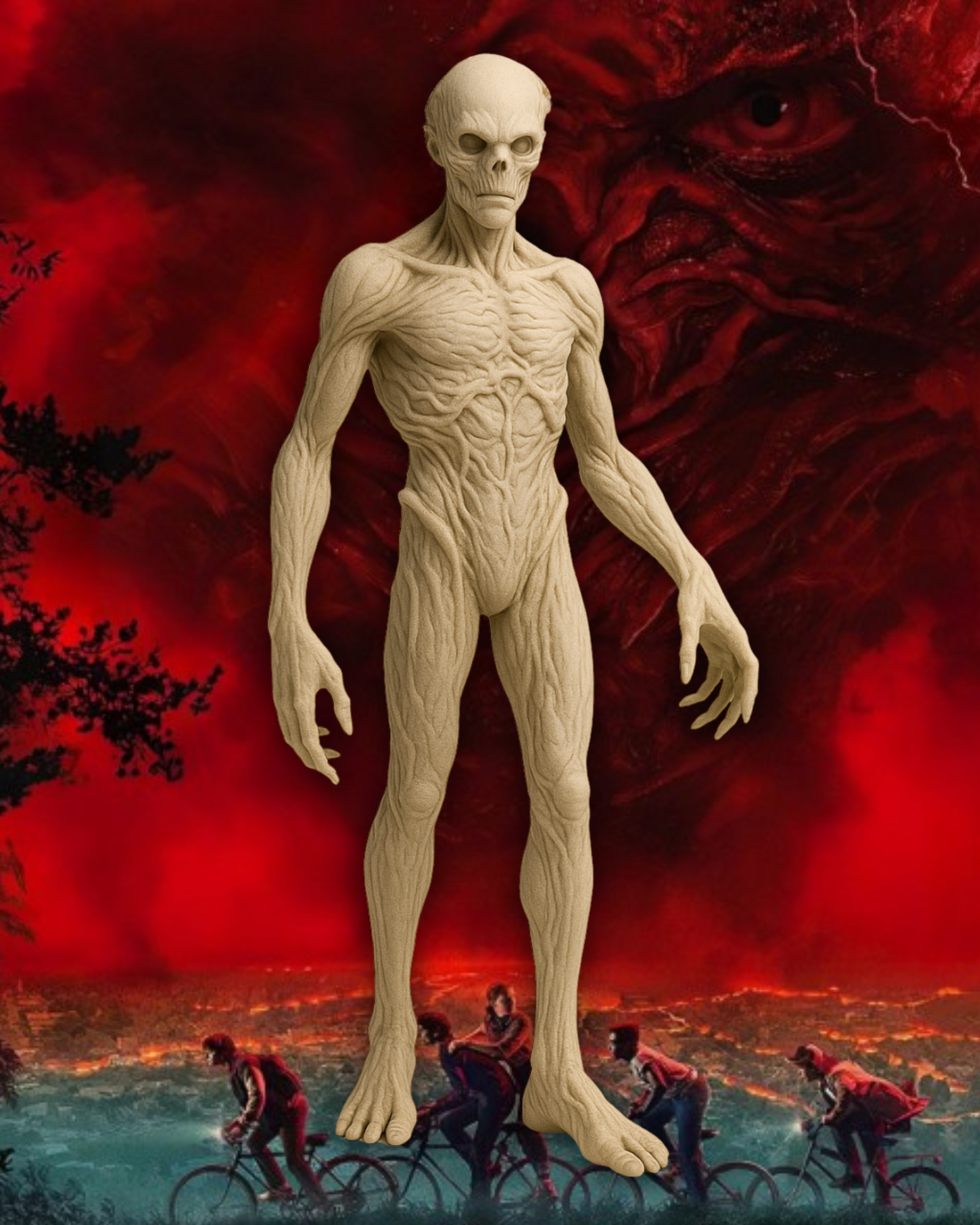 Vecna Inspired Figure – Stranger Things Inspired 3D Printed Monster