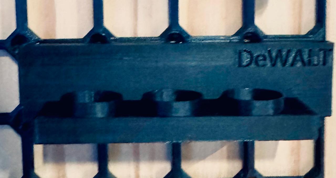 OpenGrid Bit Drill Drive DeWALLT holder