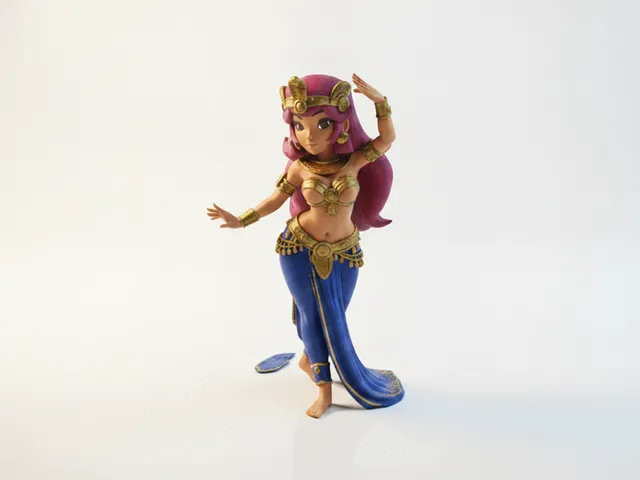 Dancing Queen Figurine Female Character 3D Printable