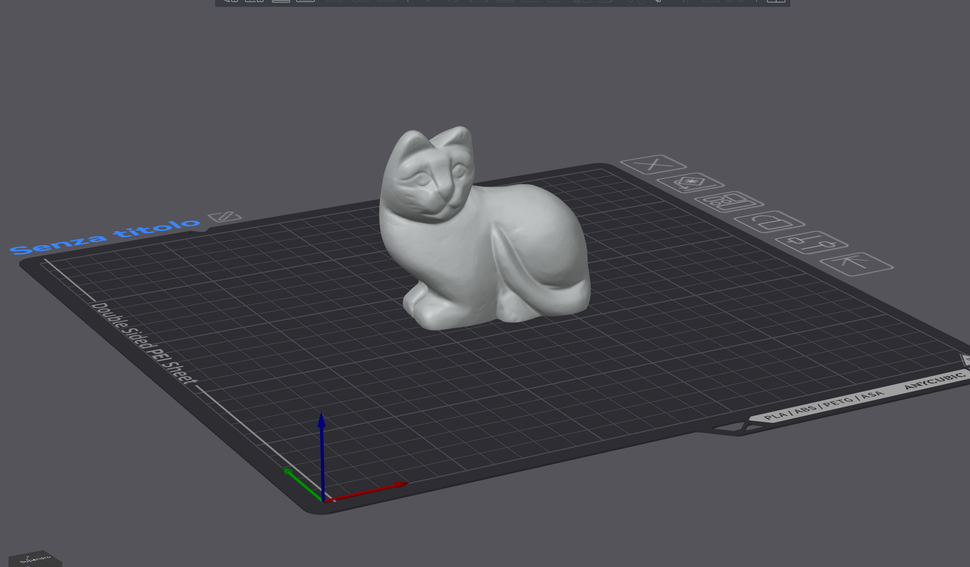 White Cat Figurine – 3D Printable Model