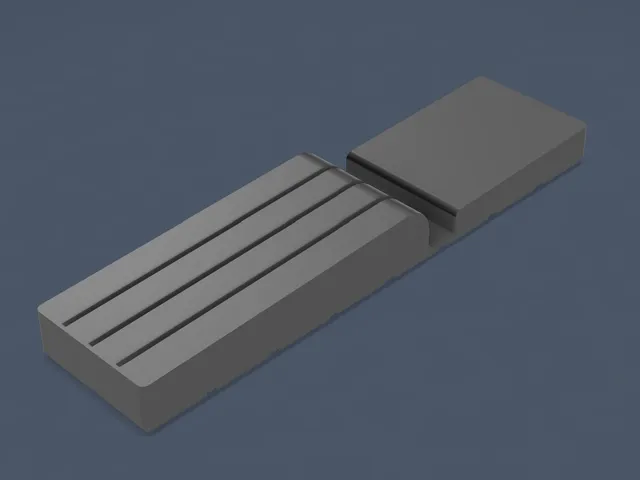 Gridfinity Knife holder 2x8