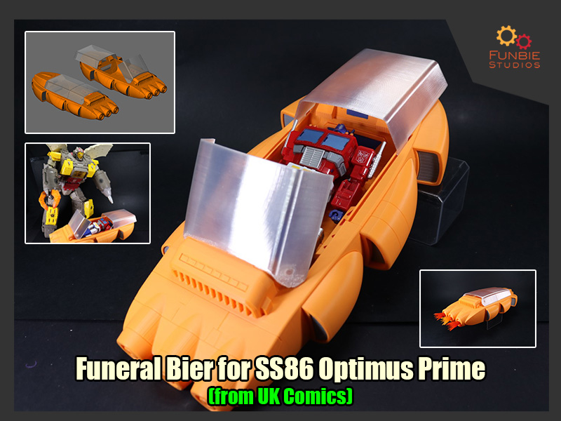 Funeral Bier for Transformers SS86 Optimus Prime