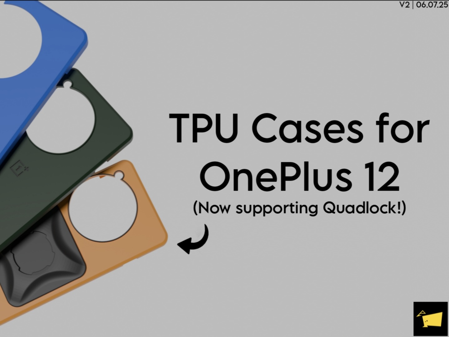 OnePlus 12 TPU Case + Quadlock