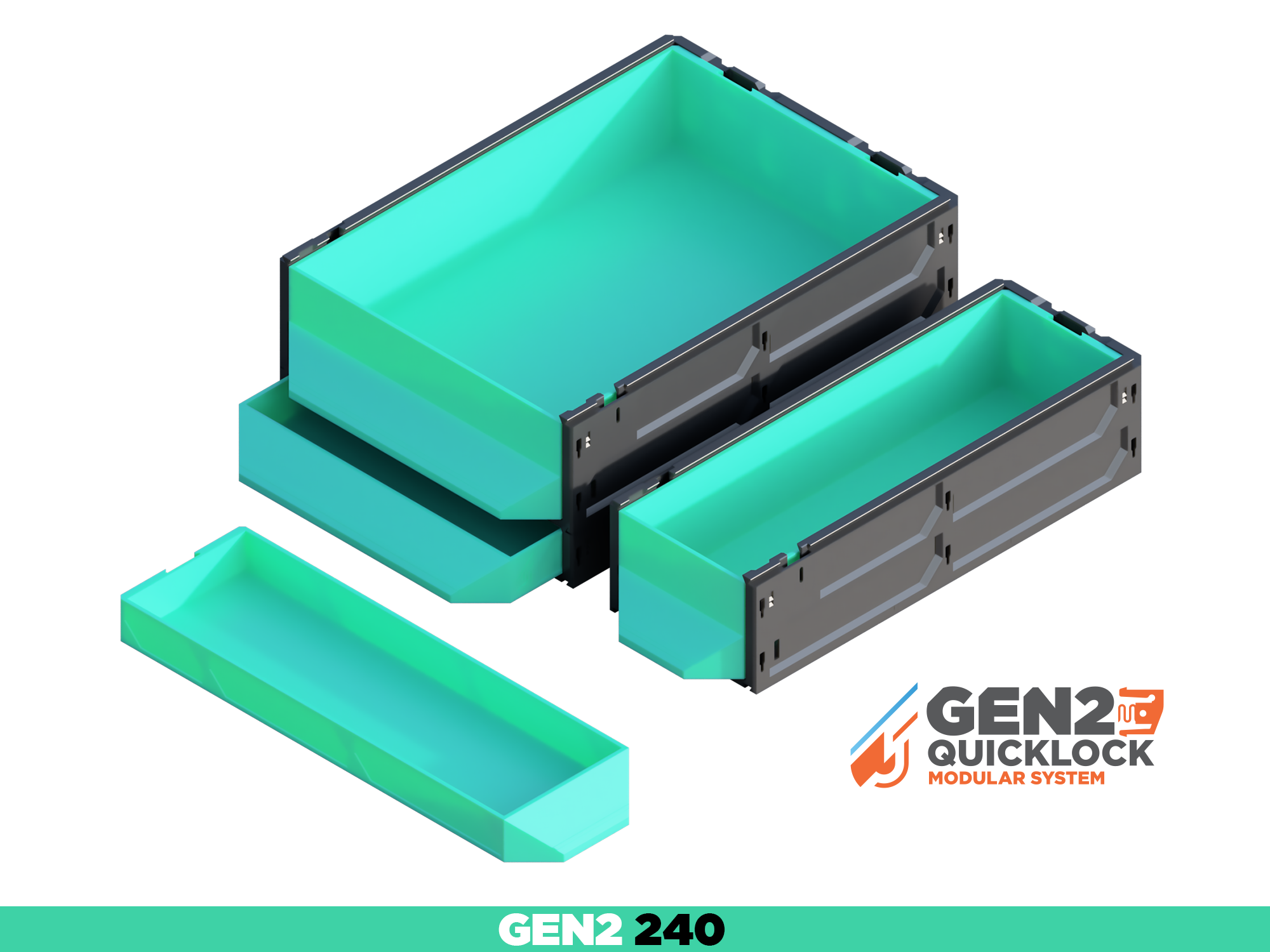 GEN2 240 Classic Drawers - All