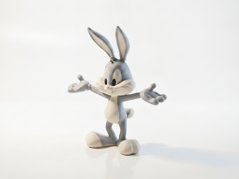 Bugs Bunny Figurine Cartoon Character 3D Printable