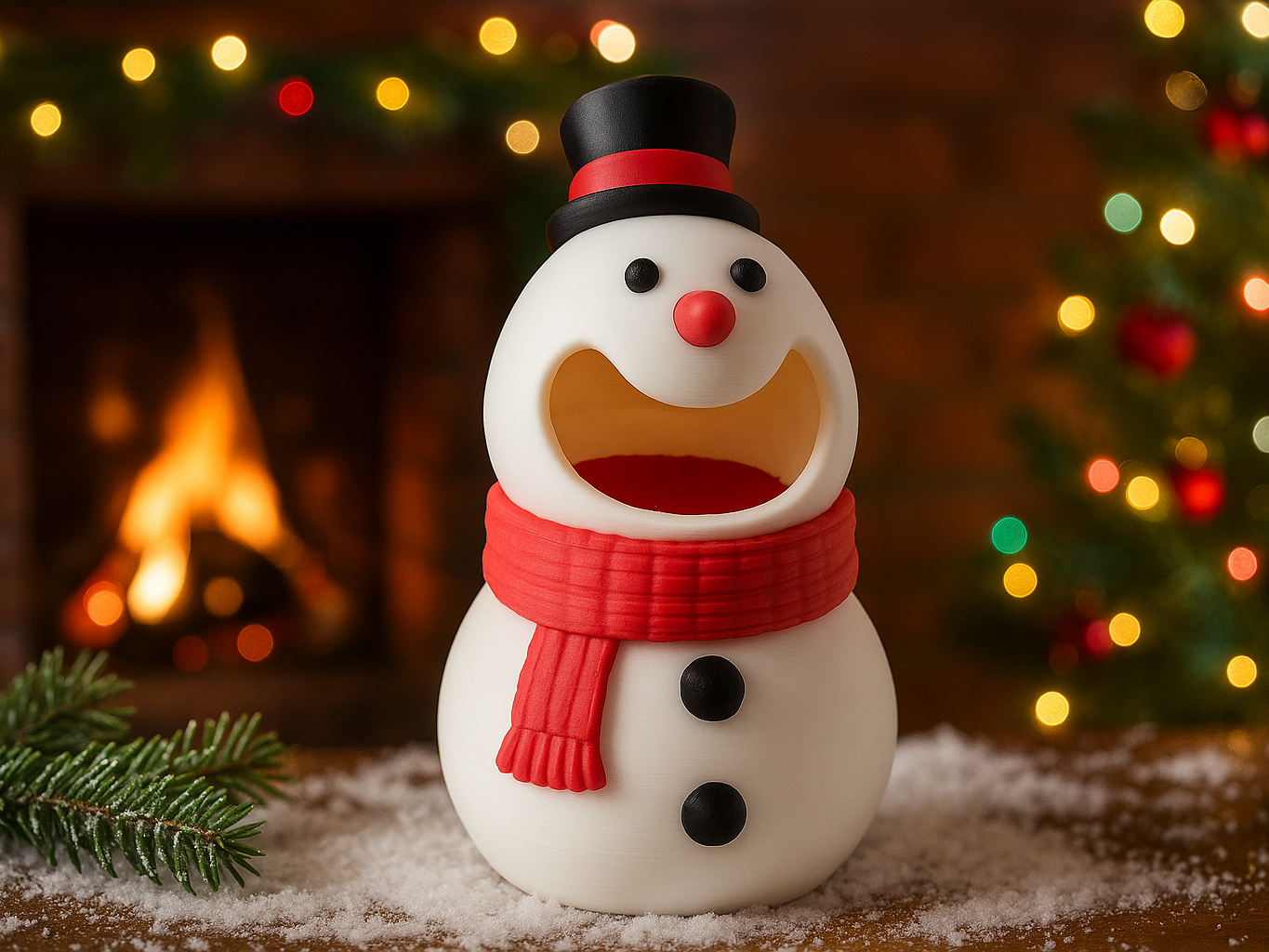 Snowman Candy Holder – Cute Christmas Treat Box