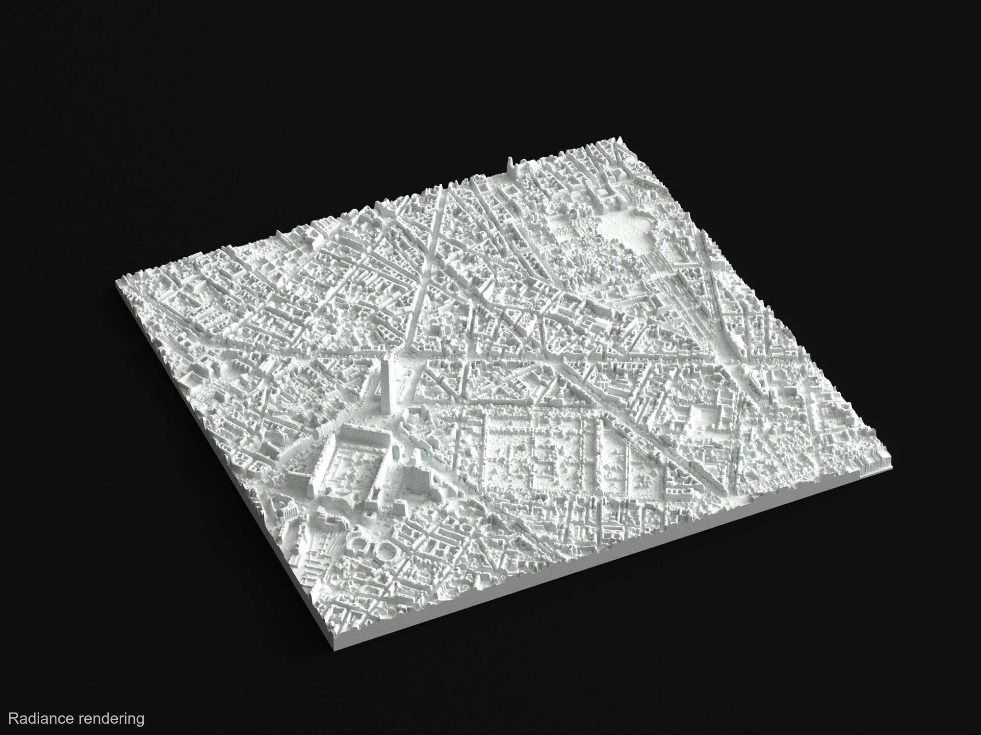 Paris from Lidar - Montparnasse