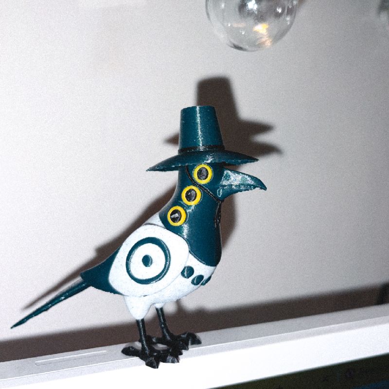 KPop Demon Hunters Sussie magpie bird by 3Demon | Download free STL ...
