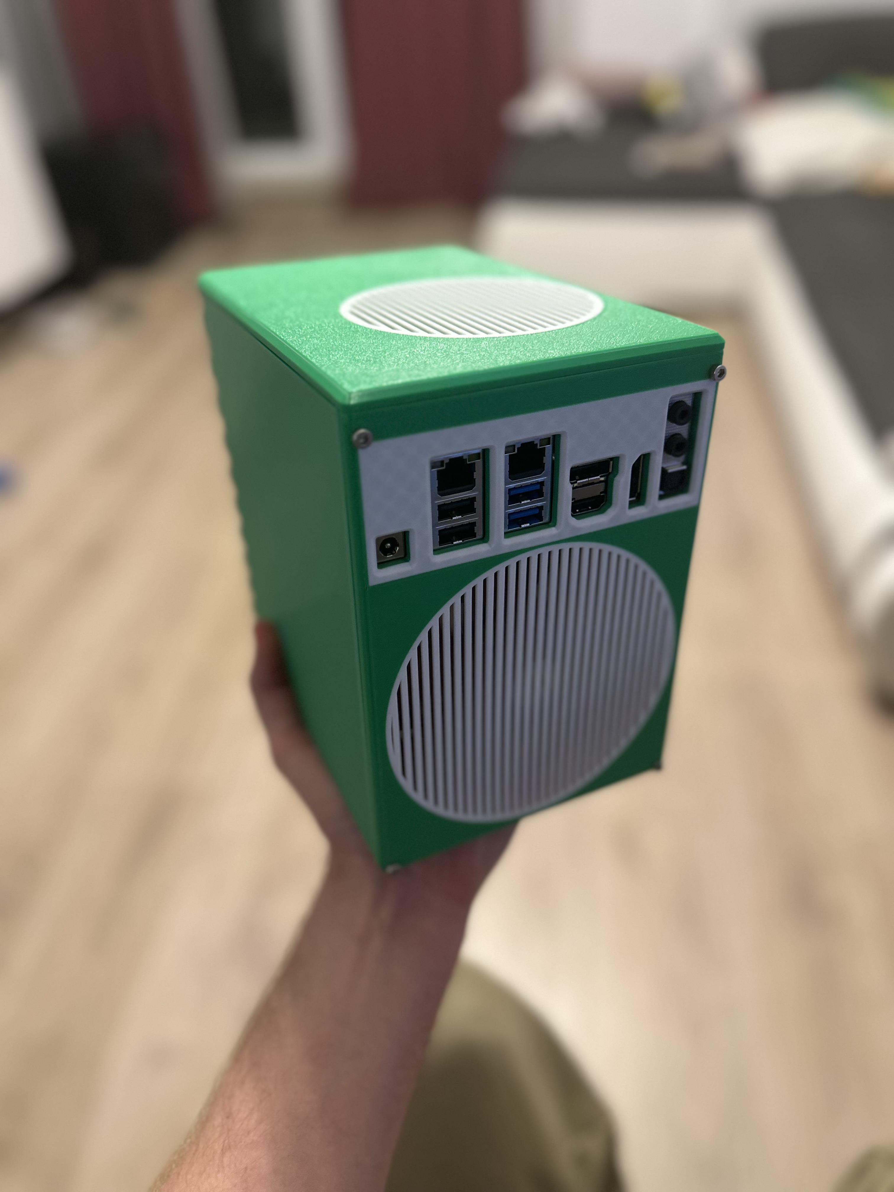 Miniatura 2 do modelo 3D Odroid H4 NAS Case