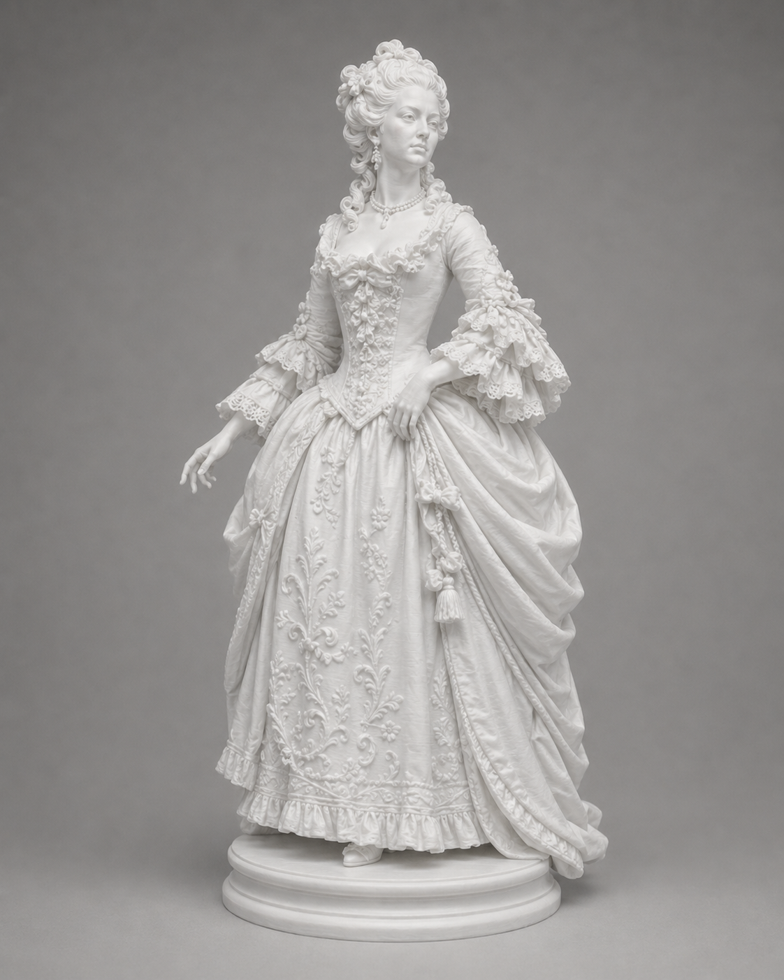 Elegante aristokratische Statue/Elegant aristocratic statue