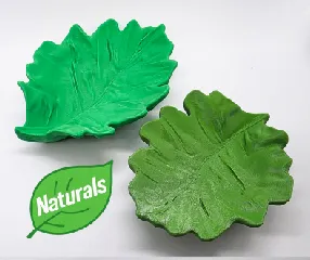 Scalloped Leaf Tray - Naturals Collection (Flat Bottom)