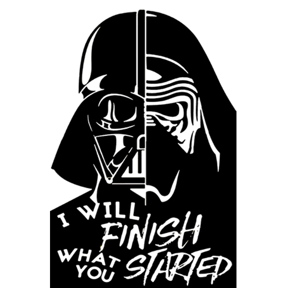 Vader - Kylo. I will Finish / Wall Decoration