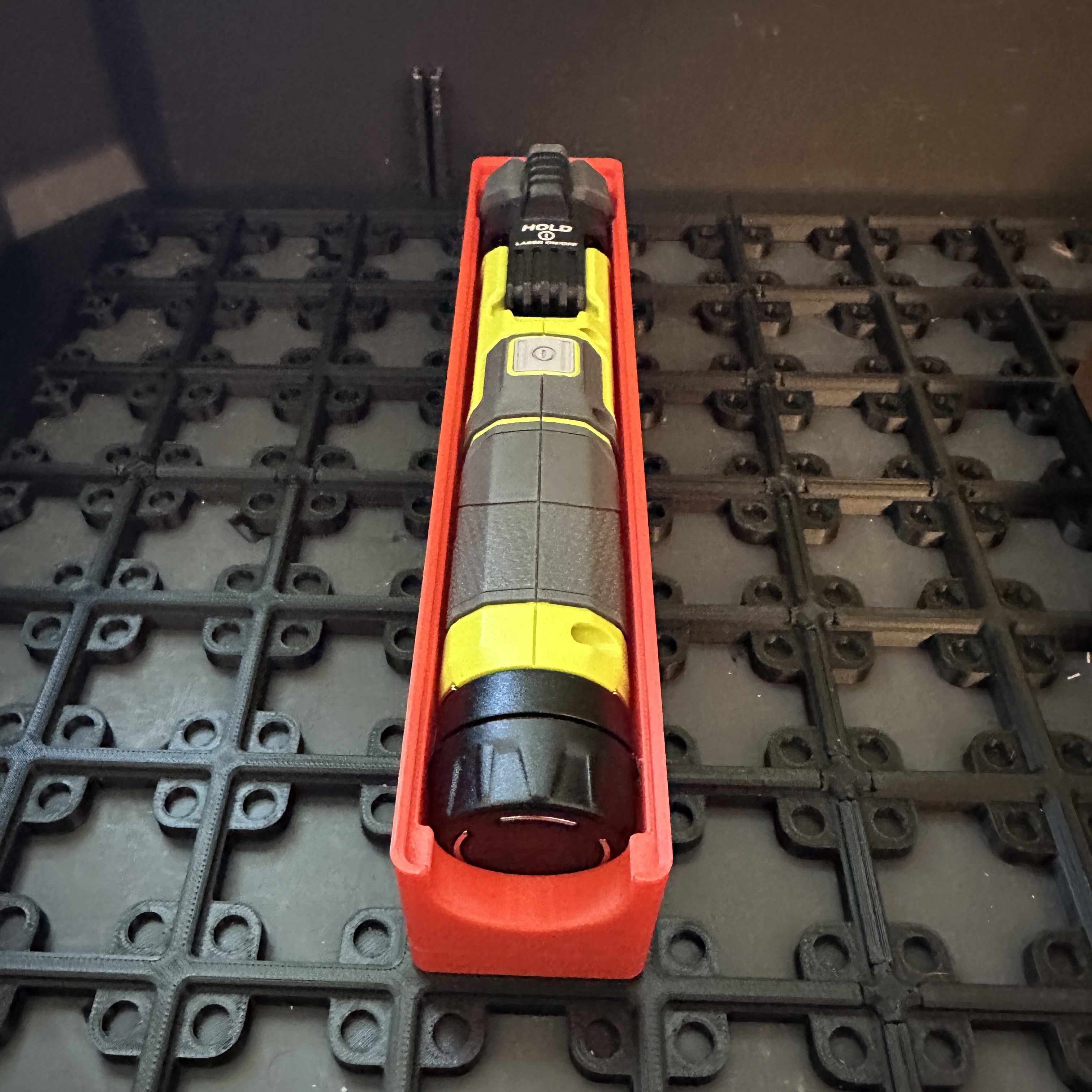 Ryobi Gridfinity Bin - USB LITHIUM LED Pivoting Laser Light