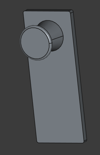 Magnetic hook or peg (No supports)