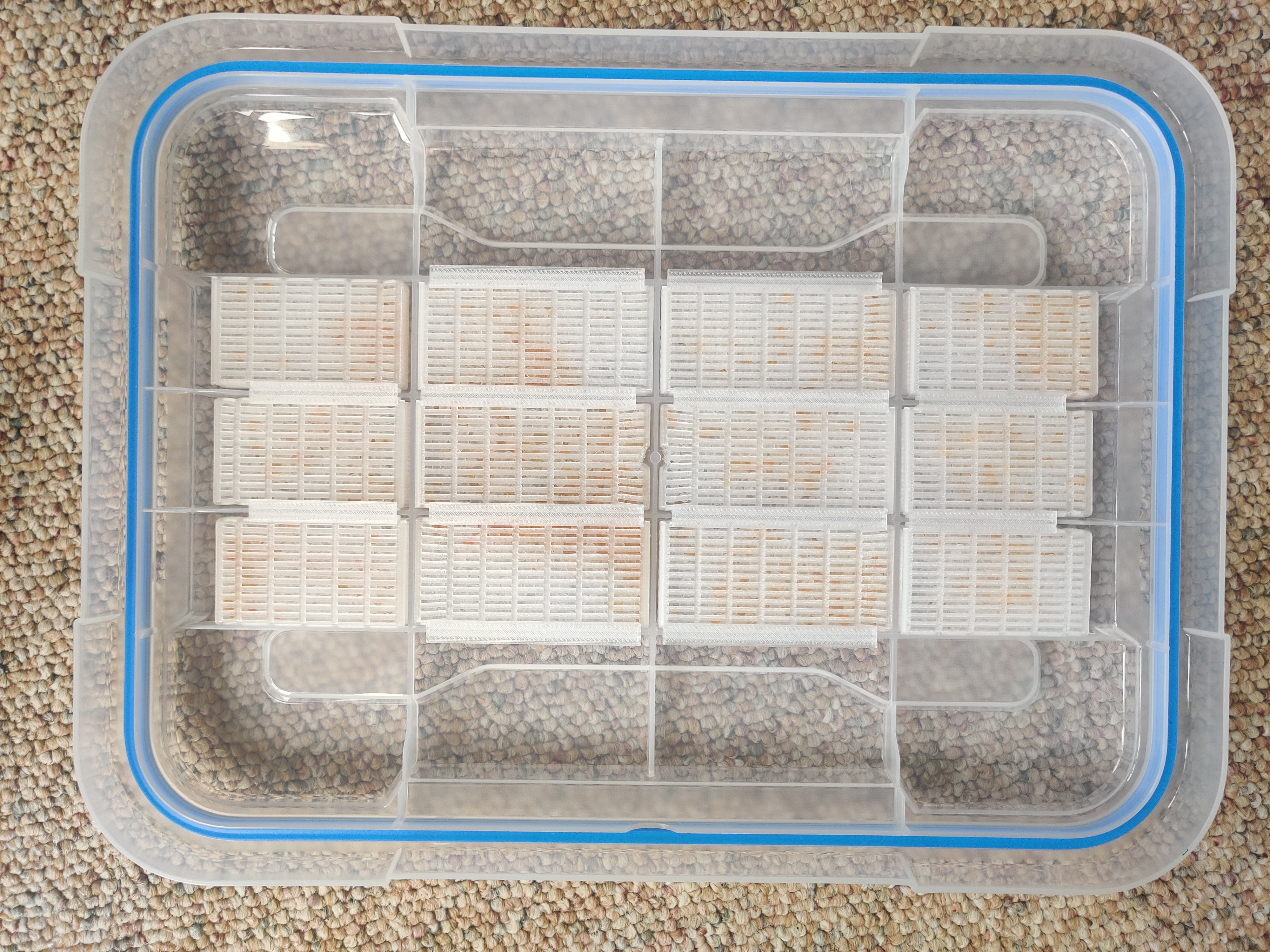 Desiccant Containers for EzyStorage 19 Quart Totes 3D model