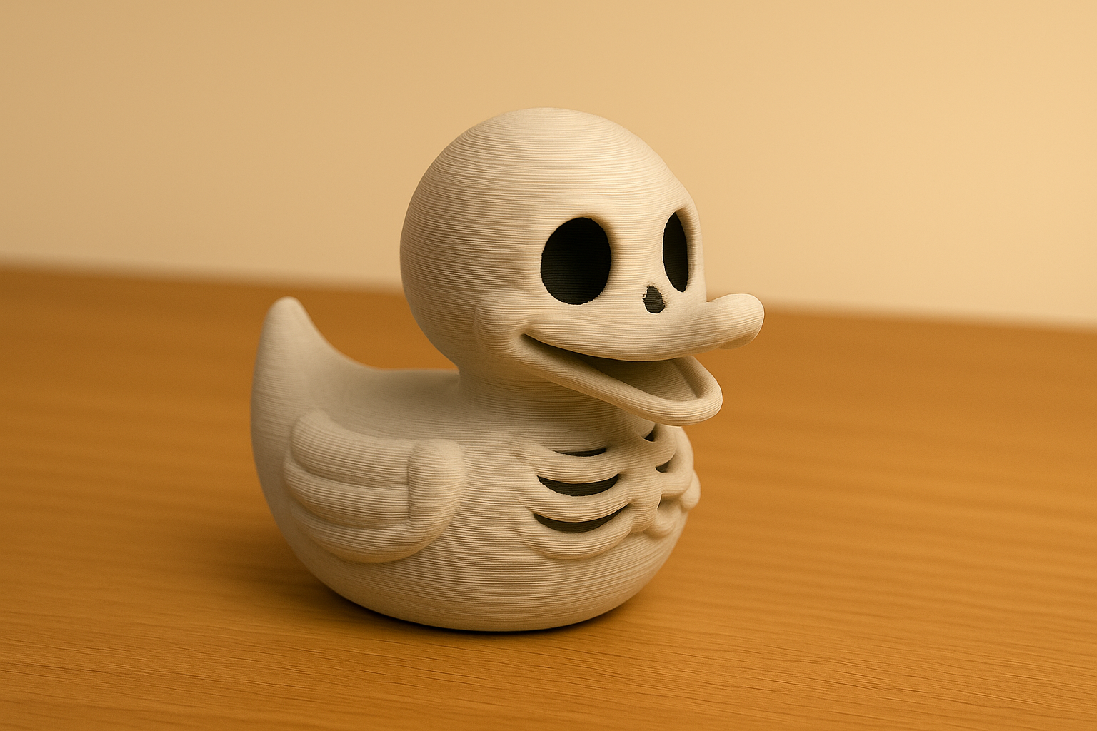Halloween Skeleton Duck