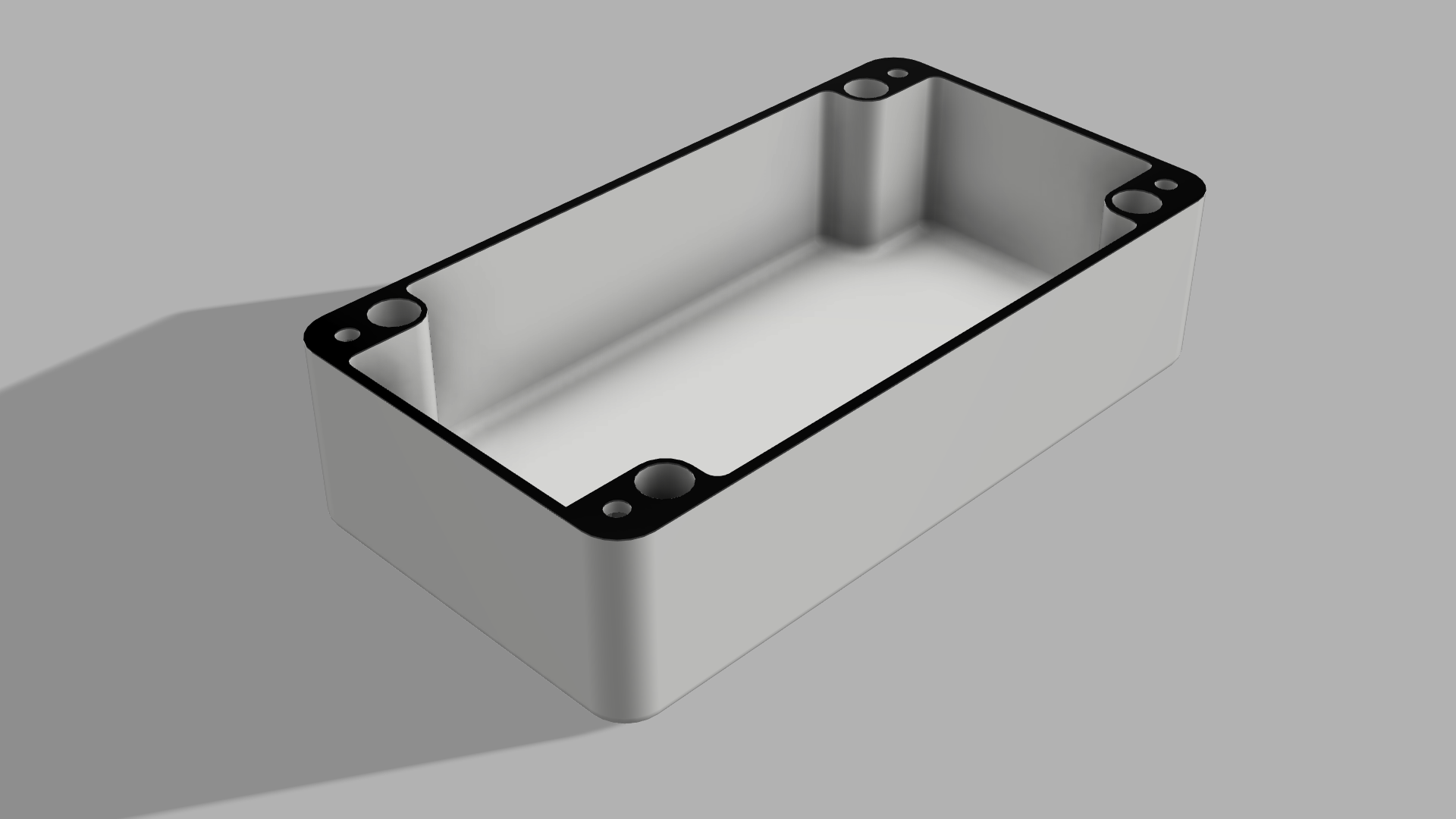 Miniatura 2 do modelo 3D Electronics parametric box V2