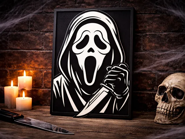 Ghostface / Scream - Décoration 3D