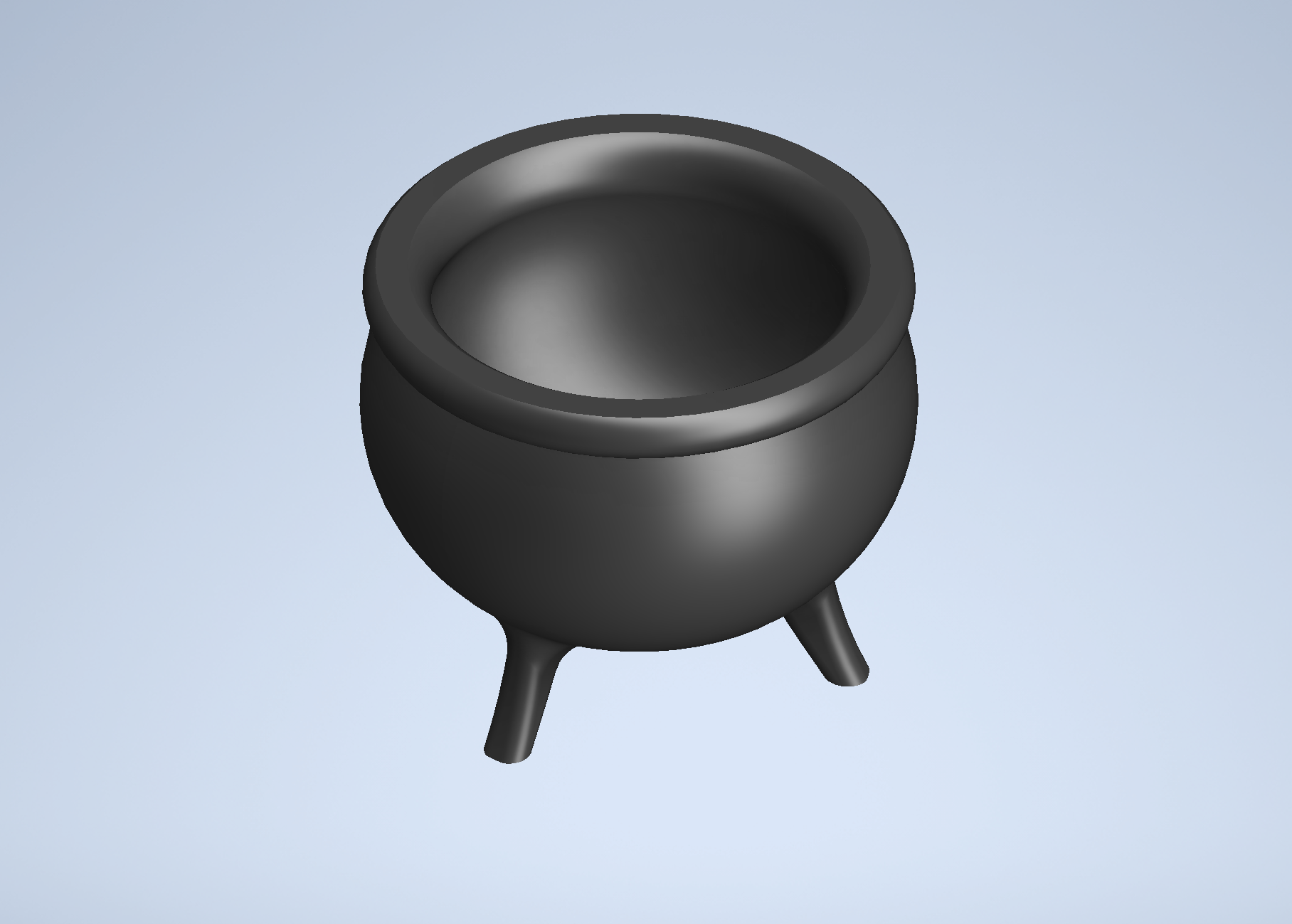 Tiny cauldron prop for tabletop/boardgame