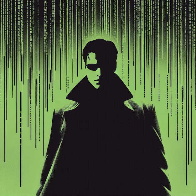 Neo from The Matrix - silhouette Hueforge