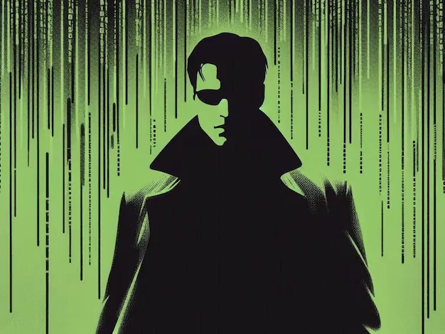 Neo from The Matrix - silhouette Hueforge