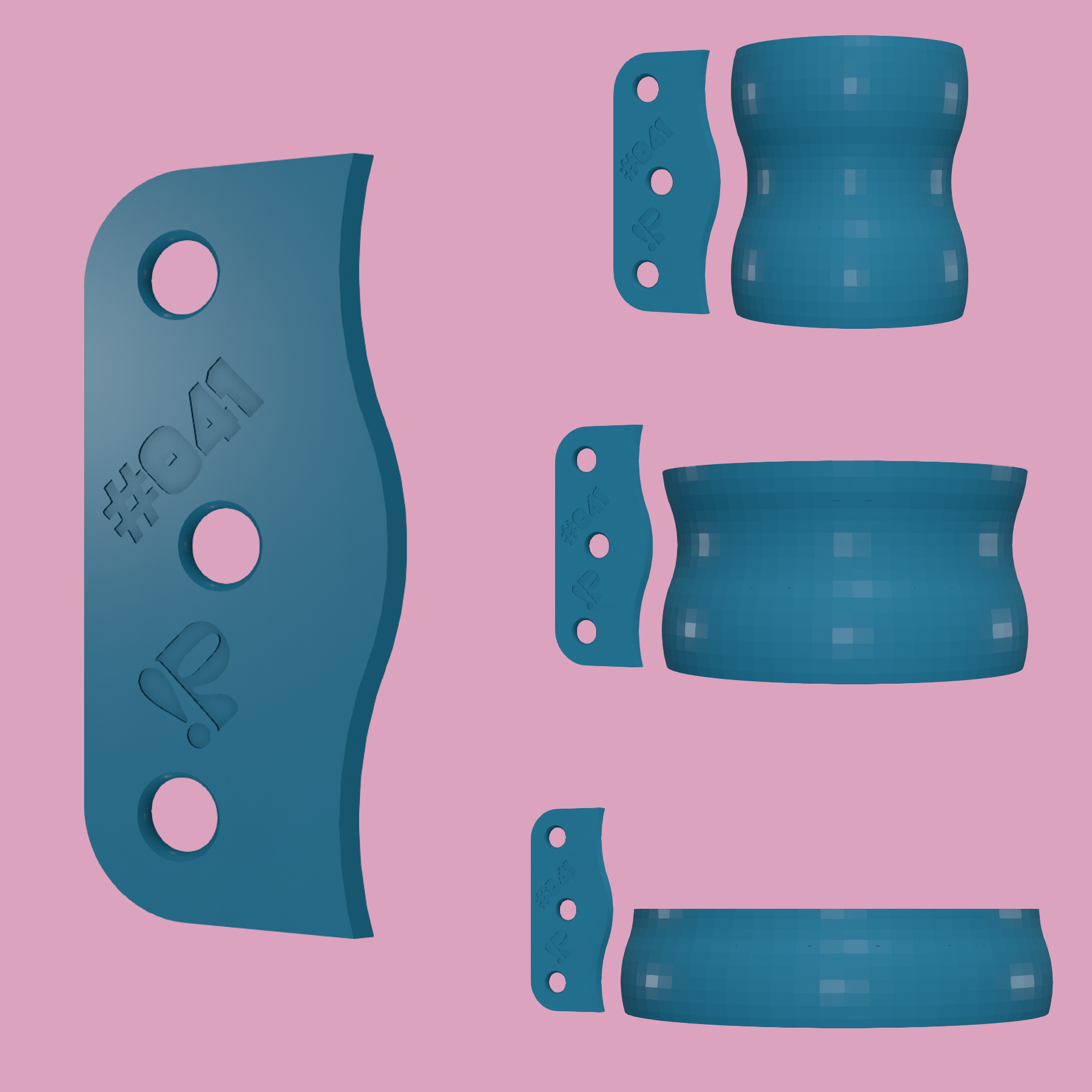 Pottery rib tool #041