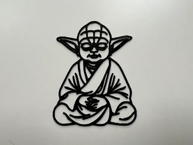 Yoda Wall Art #13 (Buddha)
