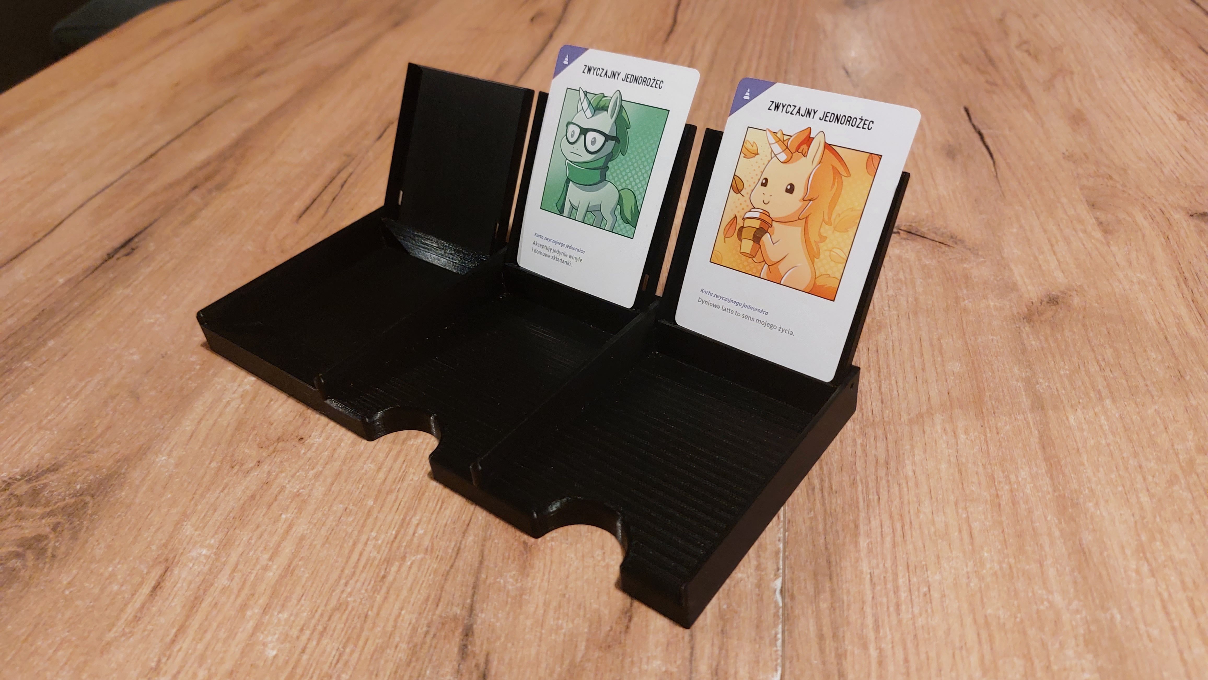 Cards stand for board games