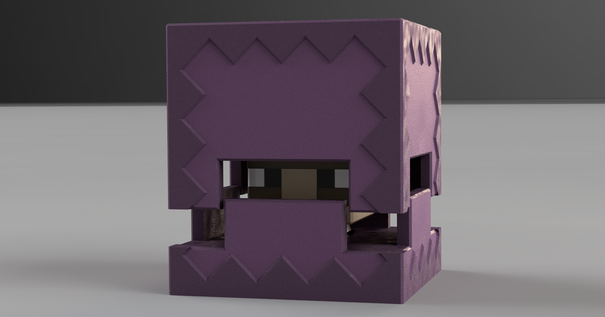 Clicky Fidget Toy Inspired by Minecraft Shulker - Uses Keyboard ...