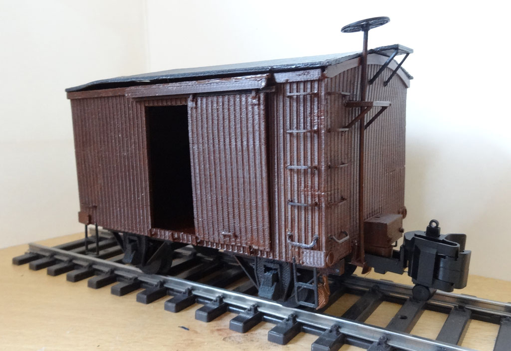 US Vintage Boxcar 1/32