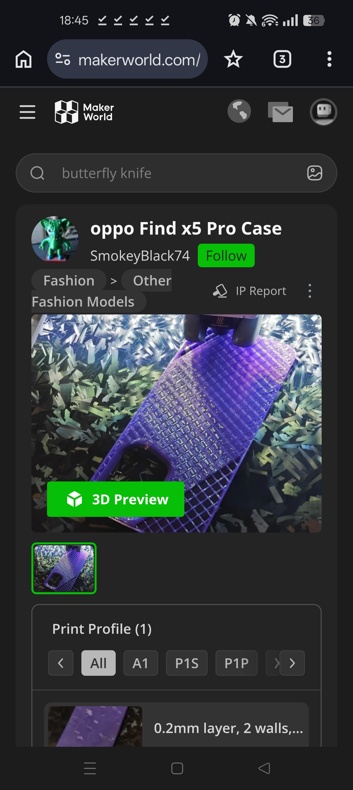Oppo find X5 pro 3D model