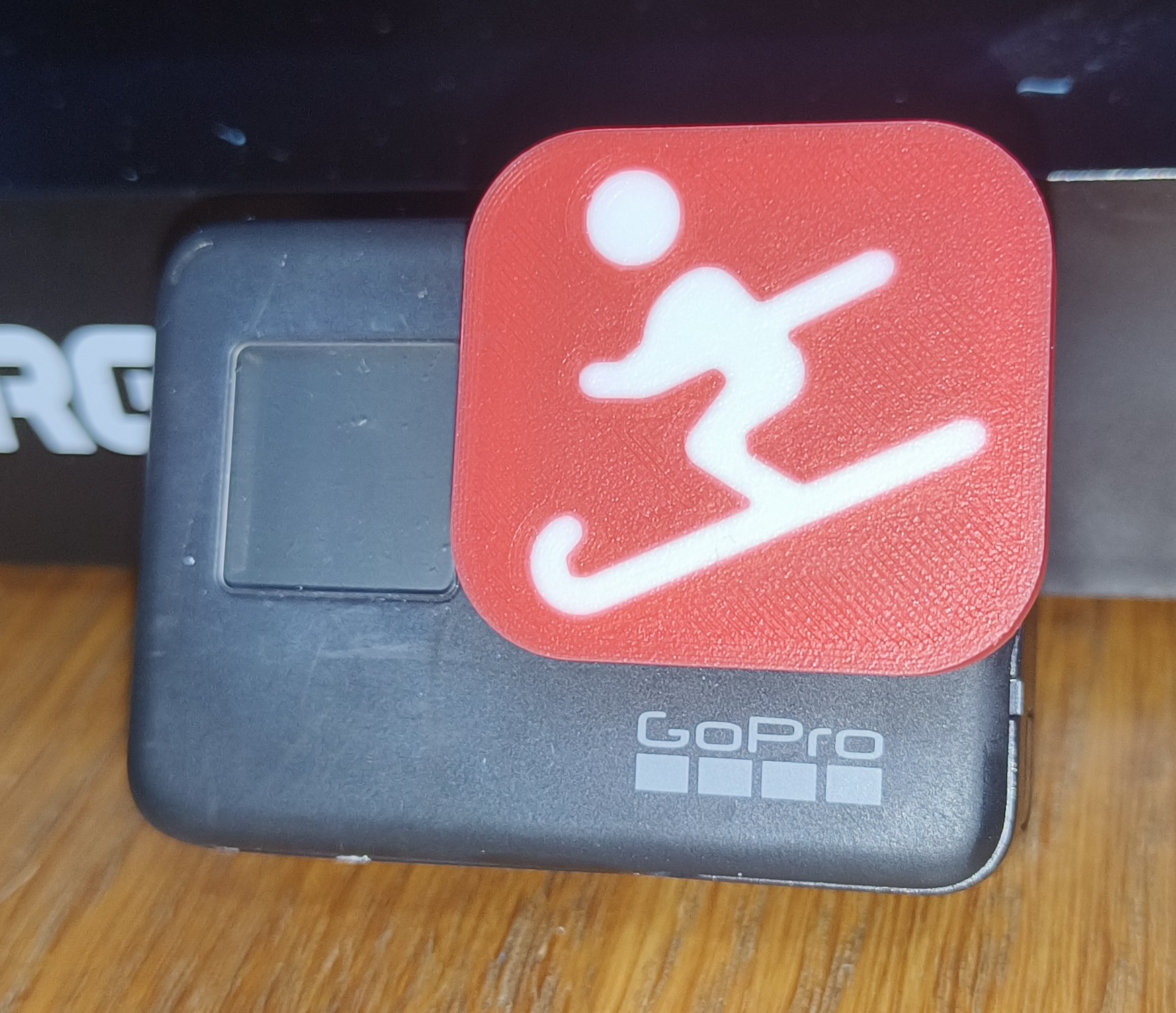 GoPro Hero 7 Lens Cap with Skier Logo