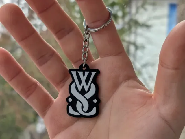 While She Sleep - Keychain