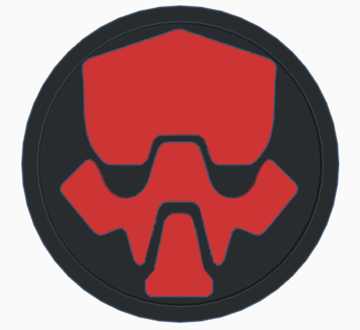 Miniatura 2 do modelo 3D Helldivers 2 Truth Enforcers Logo