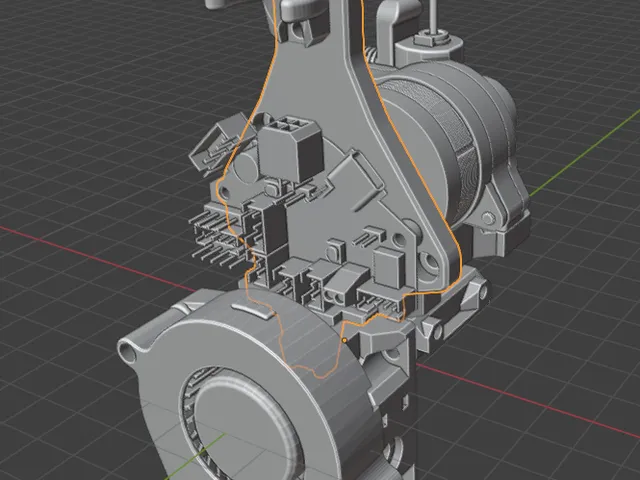 BTT EBB36 EVA 3.0 ORBITER cable guide mount
