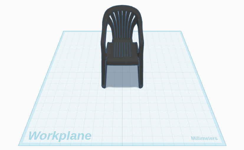 lawn chair 3D model
