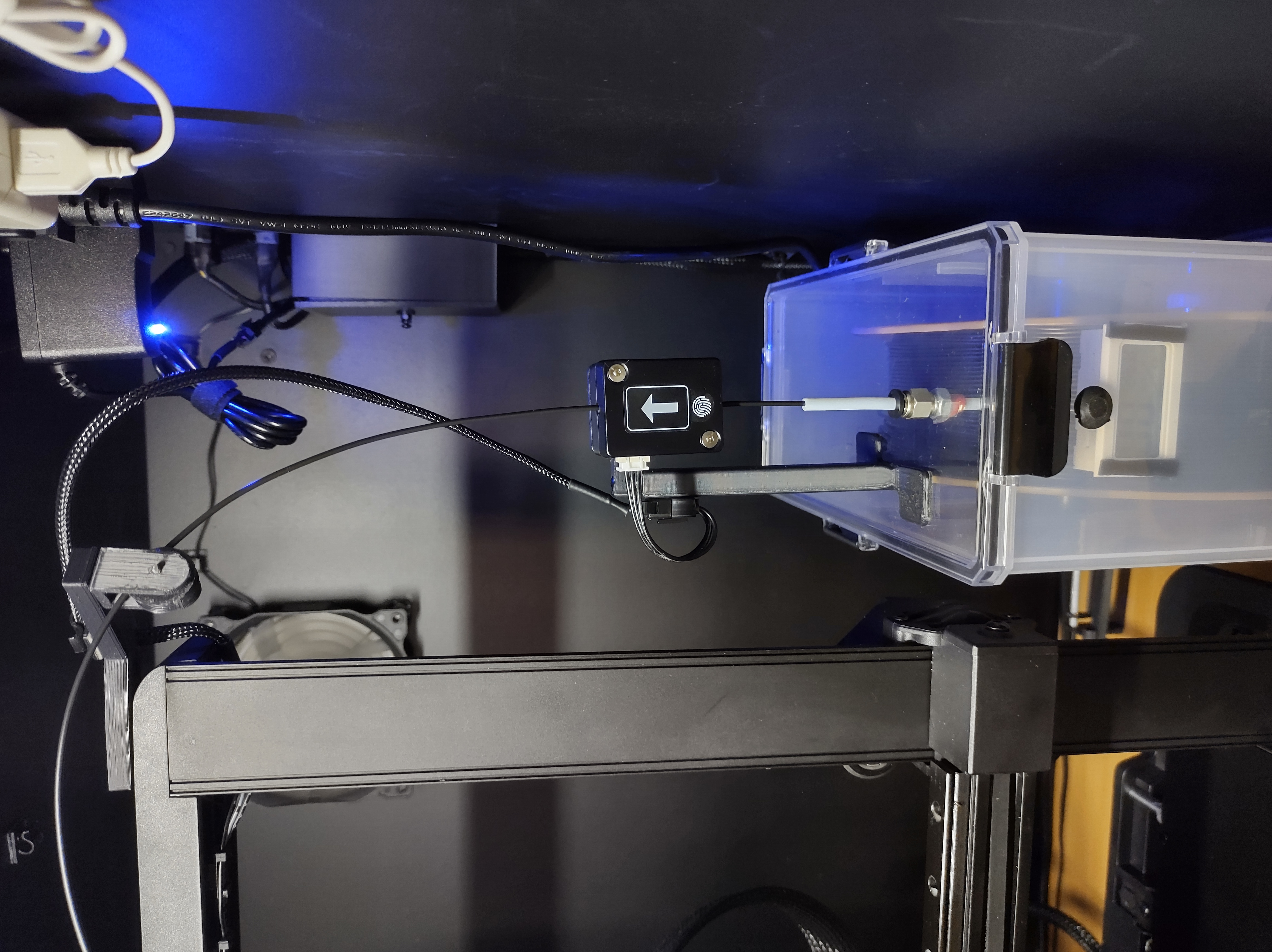 Soporte movil para sensor de filamento (Ender 3 V3 KE)