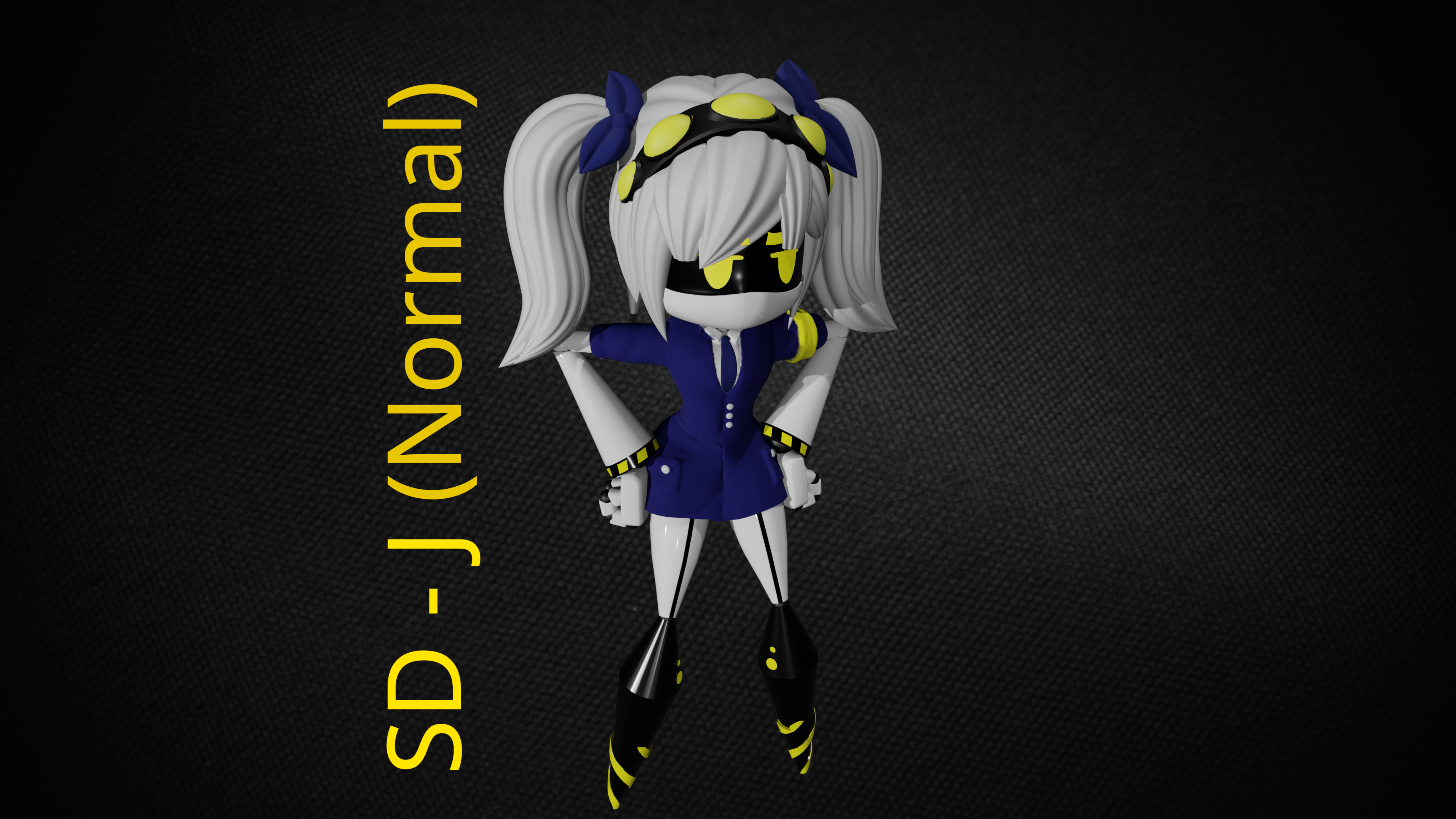 J - Murder Drones - Fan Art 3D model
