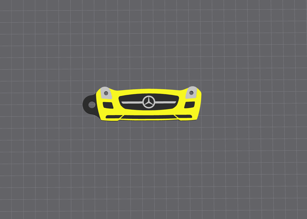 Mercedes SLS AMG Keychain