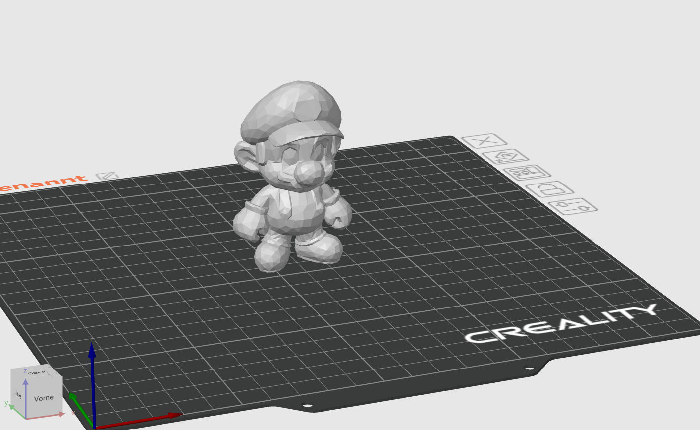 Mario Low-Poly 3D model thumbnail