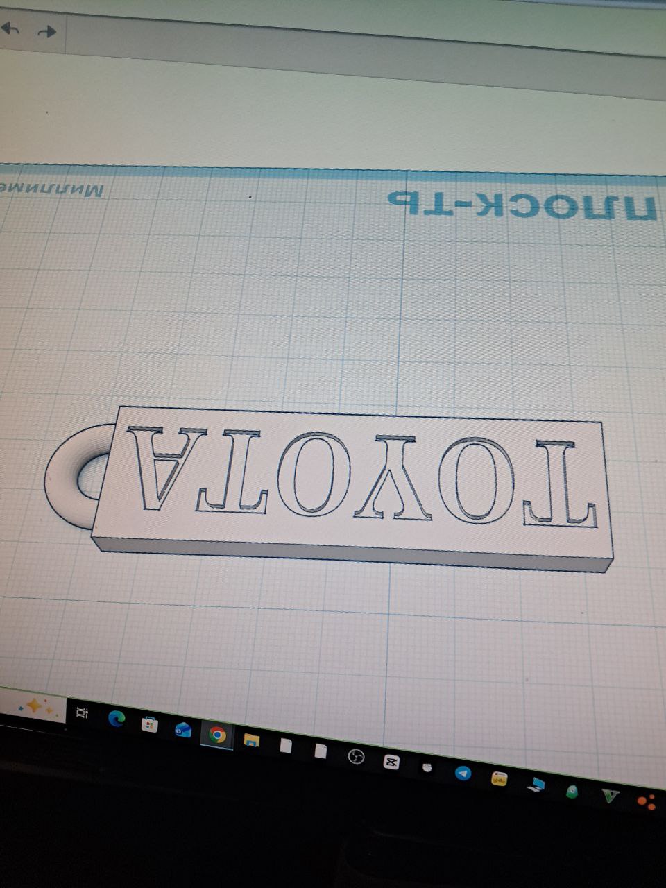 брелок тоуота 3D model