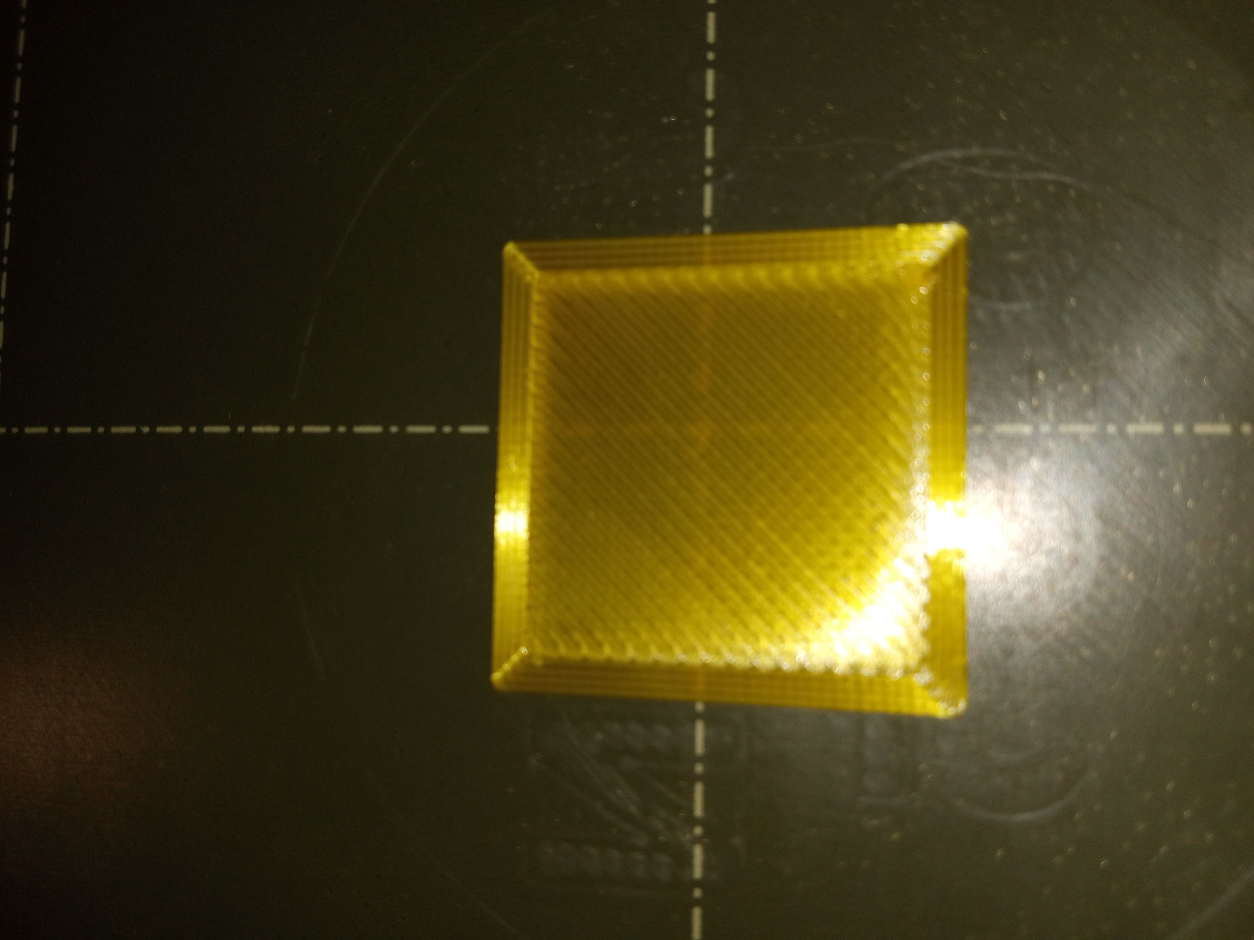 1 inch First Layer Test Print 0.2mm