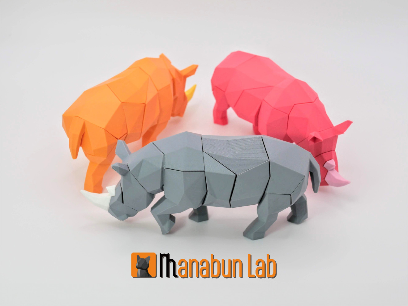 Low Poly Rhinoceros Puzzle