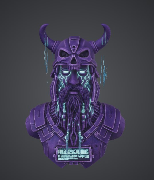 Cyber Viking Bust