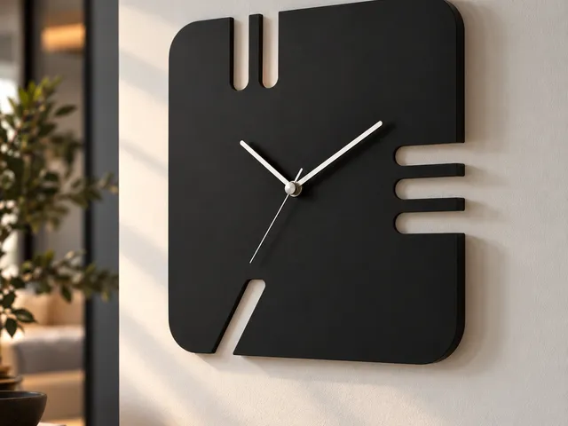 Geometric Wall Clock